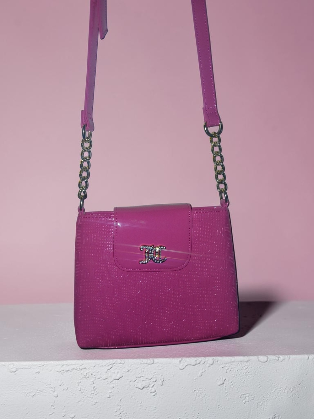 Juicy Couture "Live Laugh Juicy" Mini Crossbody Bag